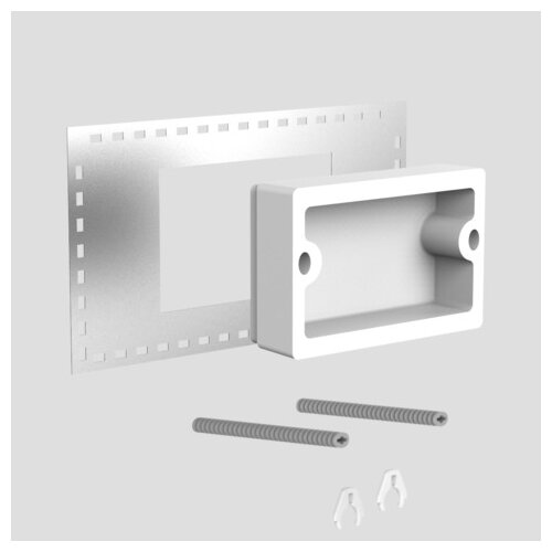 Junction box extension includes 6-32 truss head screws 4-Gang XL Electrical Box Extender with Machine Screws Complete Kit by DoodleYolk Inc Easy and Secure fix for miscut or sunken wall plates. 