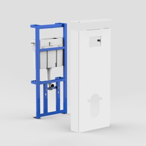 SANIT Sanitary module INEO SOLO wall-hung WC white | Sanit Eisenberg GmbH