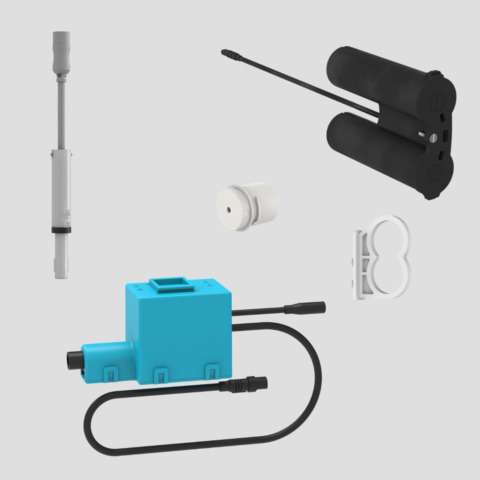 SANIT WC control INEO Reed single flush