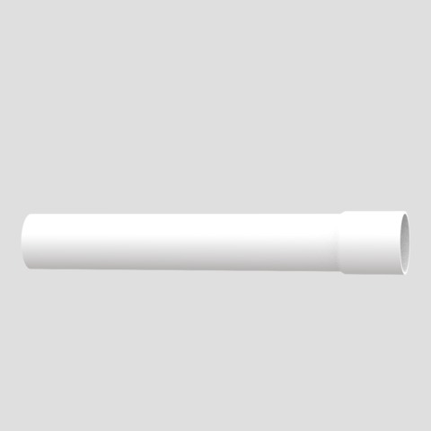 SANIT Verlängerungsrohr d:44 300mm weiß