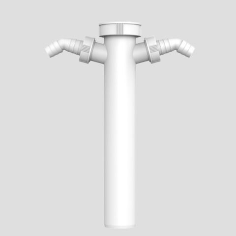 SANIT Anschlussrohr G1 1/2x250x40 mit 2x