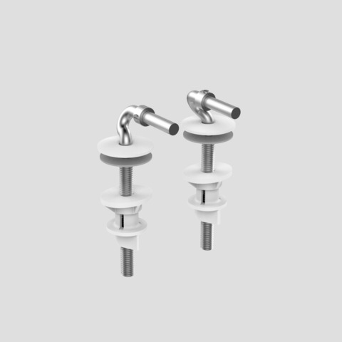 SANIT Edelstahl Scharnier M8 mit