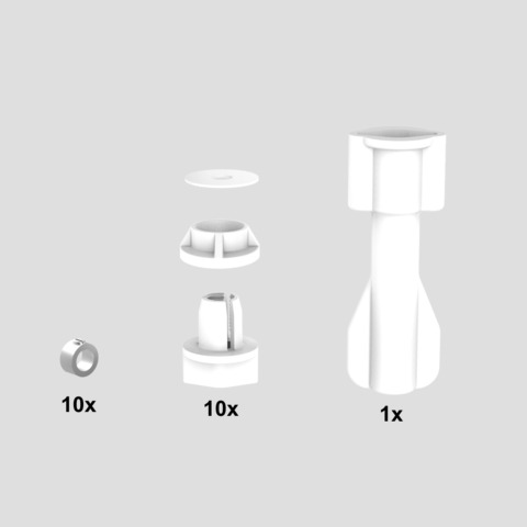 SANIT Befestigungsset M8 für 5 WC-Sitze
