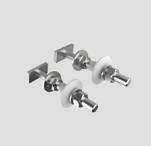 SANIT Urinal Befestigungsset