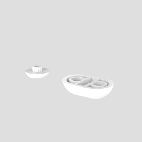 SANIT Puffersets für WC-Sitze aus