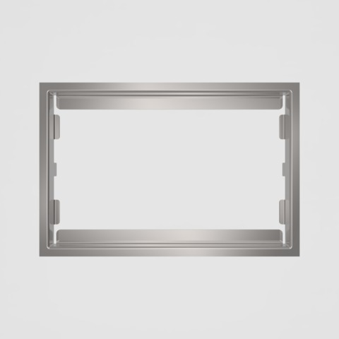 SANIT WC-Nachrüstrahmen 10mm Edelstahl