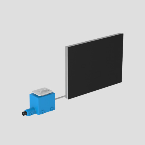 SANIT Glasplatte mit Infrarot Sensor