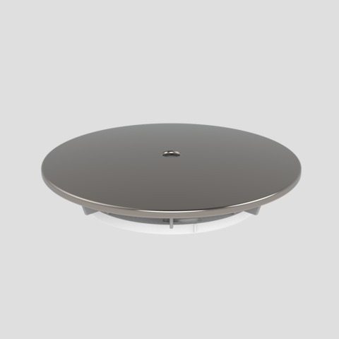 SANIT Abdeckplatte 823/90 Edelstahl mit