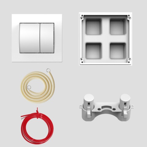 SANIT WC-Betätigung 2V pneumatisch