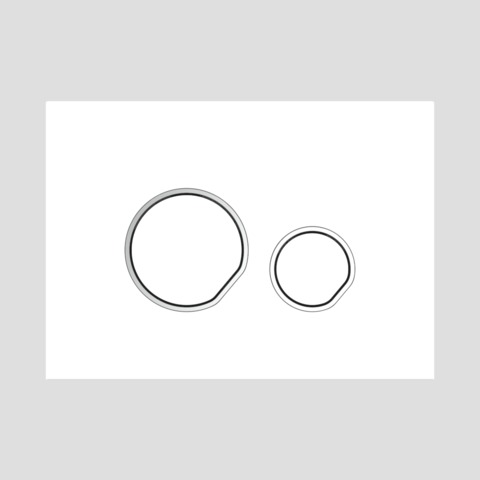 SANIT Betätigungsplatte INEO CEDO 2C