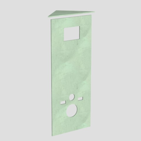 SANIT Verkleidungsplatten WC-Eckelement