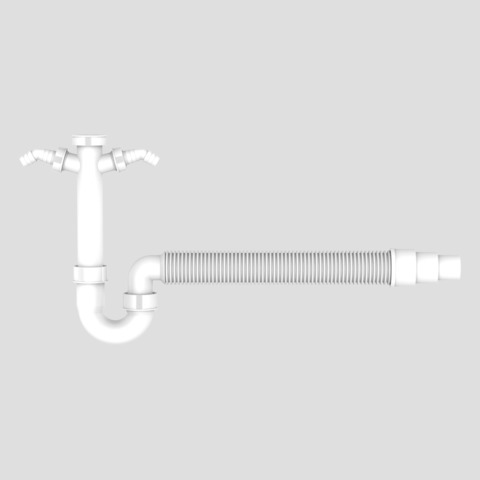 SANIT Rohrgeruchverschluss G1 1/2x40/50