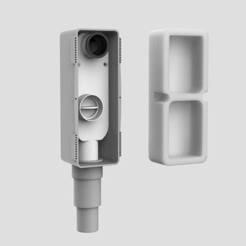 SANIT Wandeinbau- Geruchsverschluss