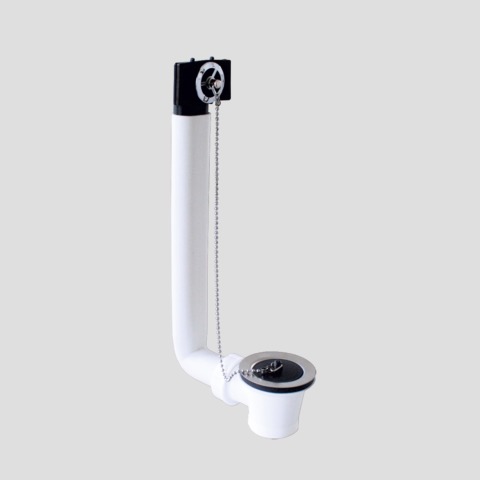 SANIT Ab-u.Überlaufgarnitur Waschtrog