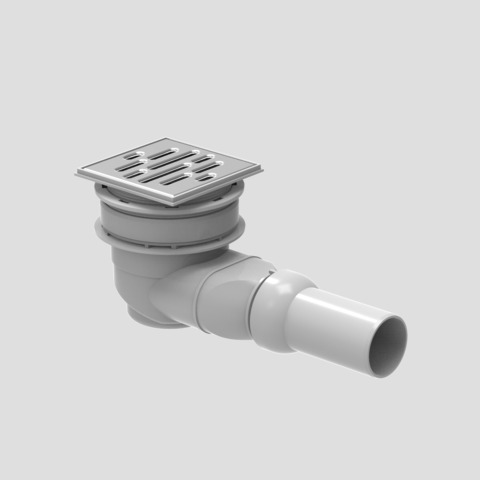 SANIT Duschablauf 823/BW für Duschbord