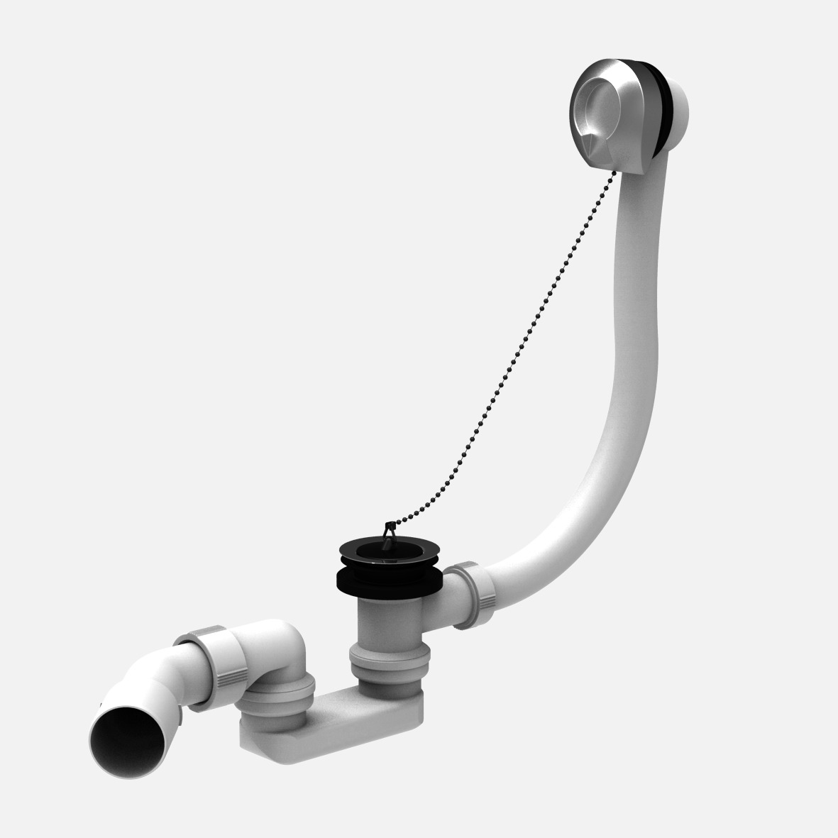 SANIT Ab-u.Überlaufgarnitur 833