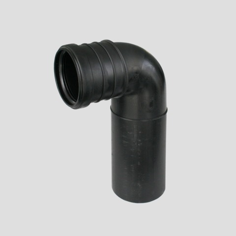SANIT WC-Anschlussbogen 90Gr DN90 3-fach