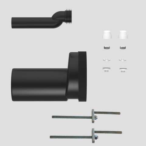 SANIT WC-Etagen-Anschlussgarnitur DN90