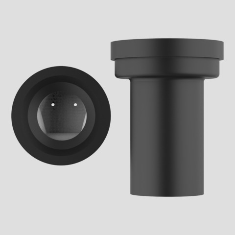 SANIT WC-Anschlussstutzen DN90 mit rat