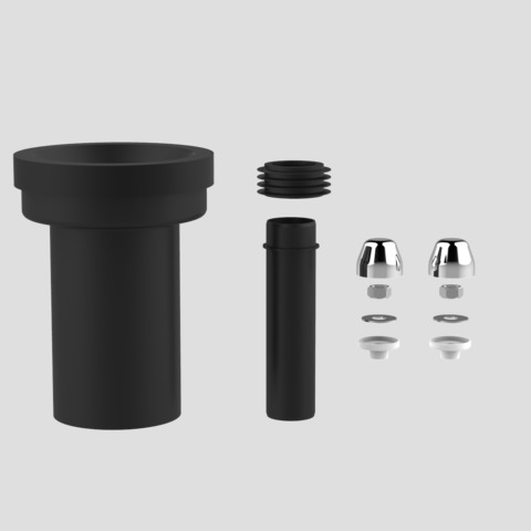 SANIT WC-Anschlussgarnitur 180mm DN90