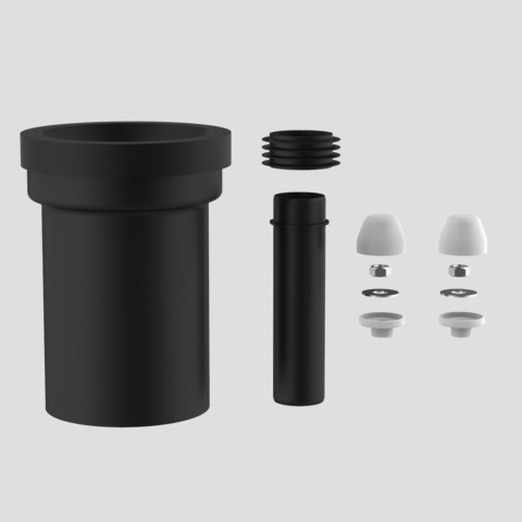 SANIT WC-Anschlussgarnitur 180mm DN100