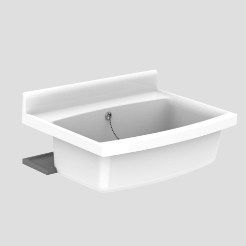 SANIT maxi Becken mit Überlauf