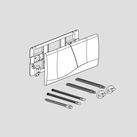 SANIT WC Betätigungsplatte für FRIAFIX