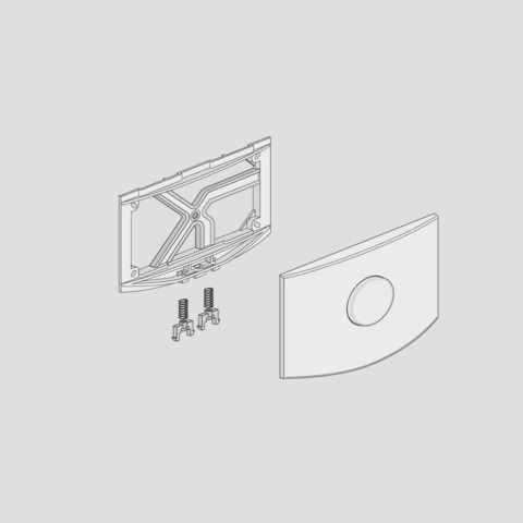 SANIT Urinal-Serviceplatte