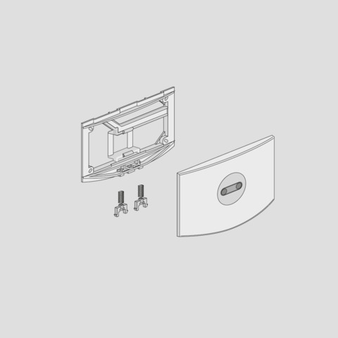 SANIT Service: Urinal Abdeckplatte für